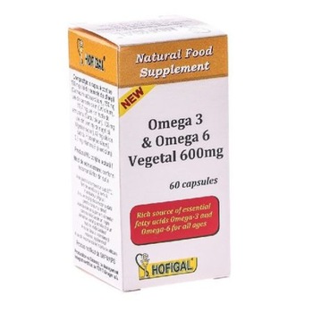 Omega 3 si Omega 6 vegetal 600mg 60cps Omega 3 si Omega 6 vegetal 600mg 60cps
