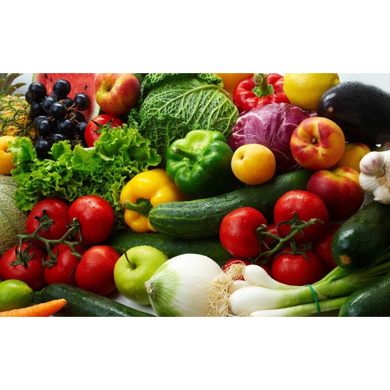 Tablou canvas 75x50 cm, Drinks and food model 57