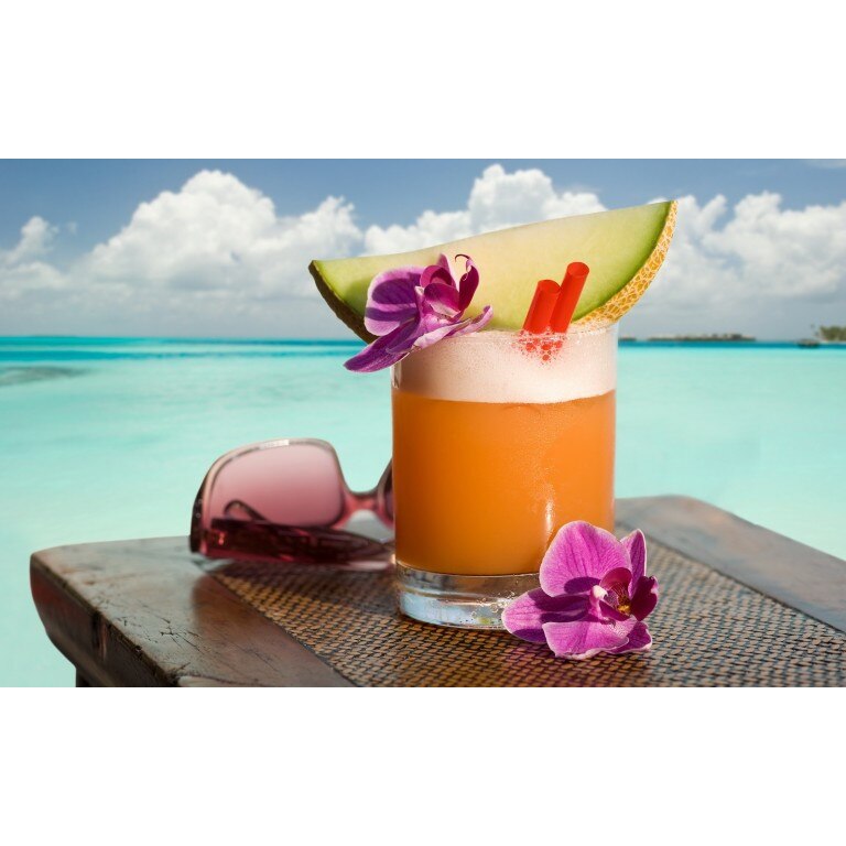 Tablou canvas 100x70 cm, Drinks and food model 110