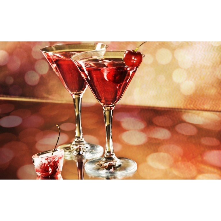 Tablou canvas 50x35 cm, Drinks and food model 100