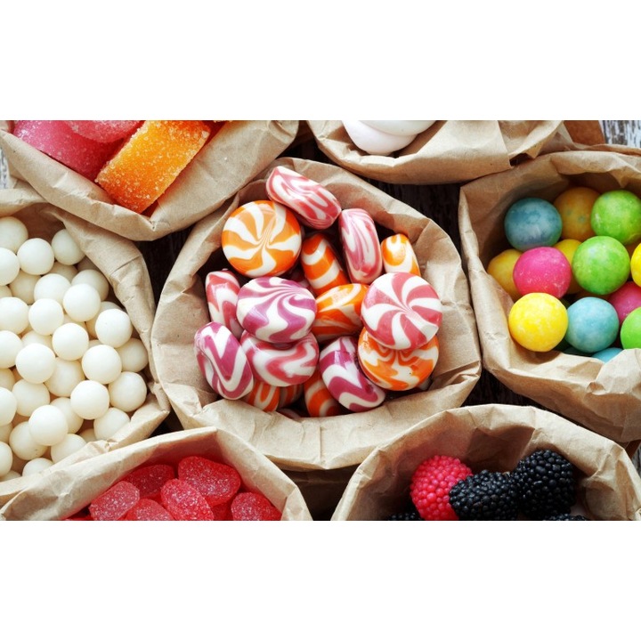 Tablou canvas 40x30 cm, Drinks and food model 132