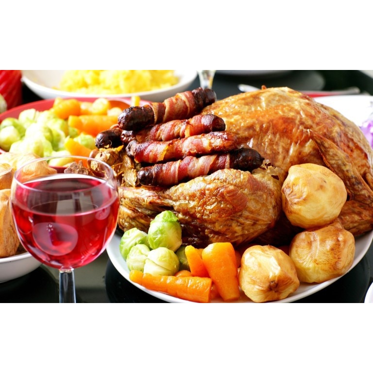 Tablou canvas 90x50 cm, Drinks and food model 130