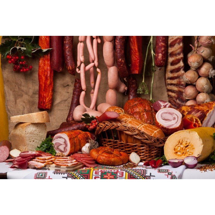 Tablou canvas 75x50 cm, Drinks and food model 249