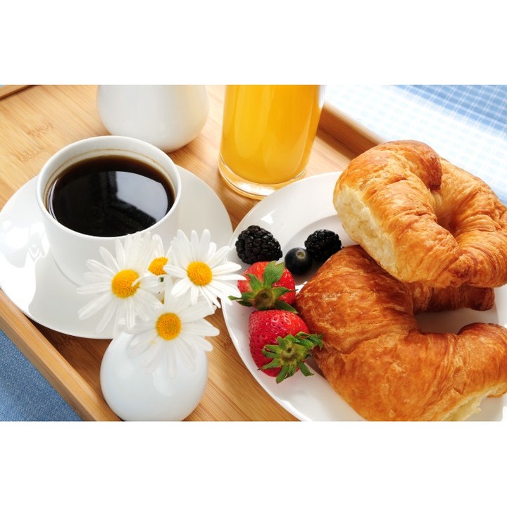 Tablou canvas 40x30 cm, Drinks and food model 229