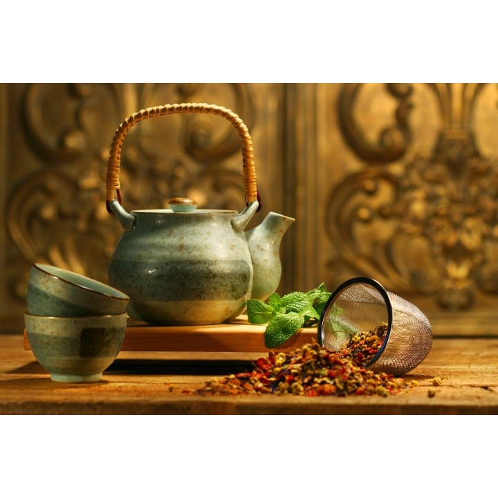 Tablou canvas 50x35 cm, Drinks and food model 231