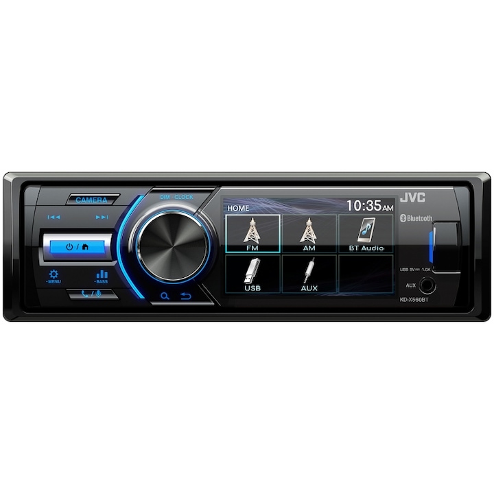 Радио MP3 плеър за кола JVC KD-X560BT, 4x50W, USB, AUX, Без механизъм CD