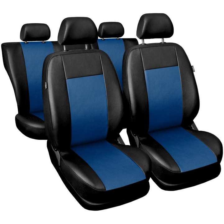 Комплект калъфи за автомобилни седалки Comfort Extra, Еко кожа, 9 части