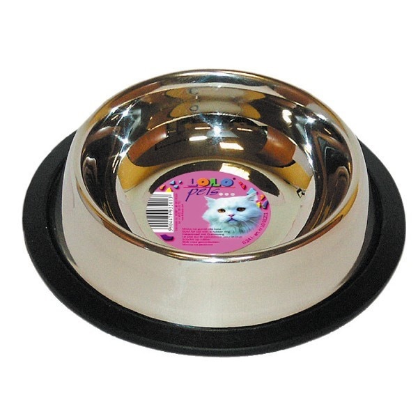 Castron inox antiderapant pisici , ATS, 0,250 l