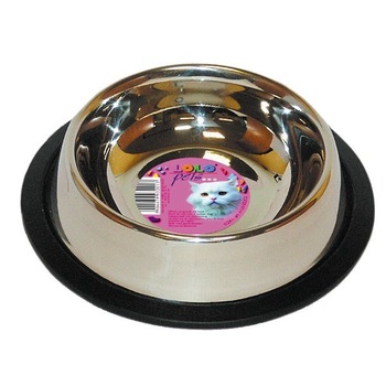 Castron inox antiderapant pisici , ATS, 0,250 l Castron inox antiderapant pisici , ATS, 0,250 l