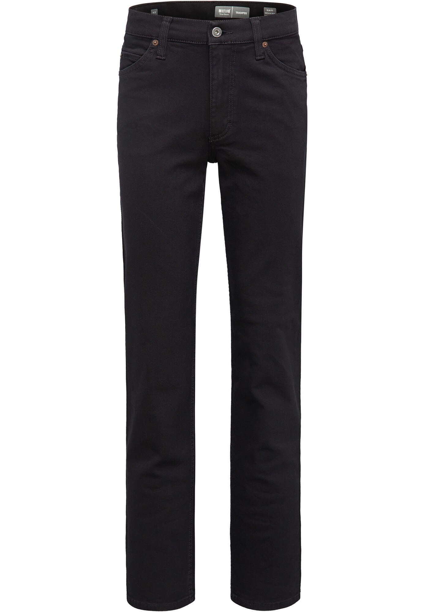 Blugi, Mustang, Jeans regular fit cu croiala dreapta Tramper, Negru, 490,