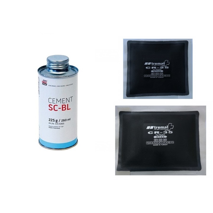 Set petice mini pentru reparat anvelope agricole