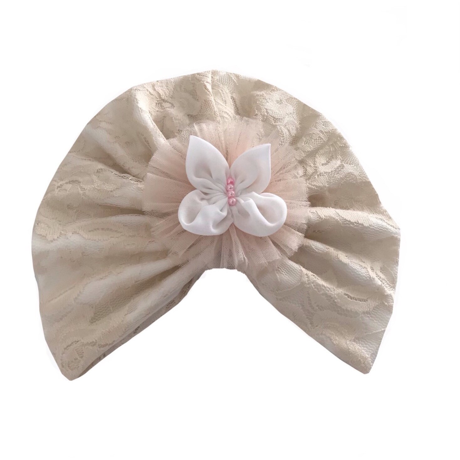 Turban Dantela Corai Ocazie Sau Botez 3 Luni 38 Cm Emag Ro