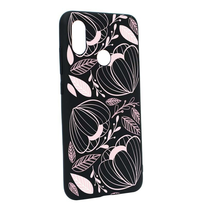 Husa Xiaomi Mi A2 Lite / Redmi 6 Pro, Silicon, Pink Flower B113