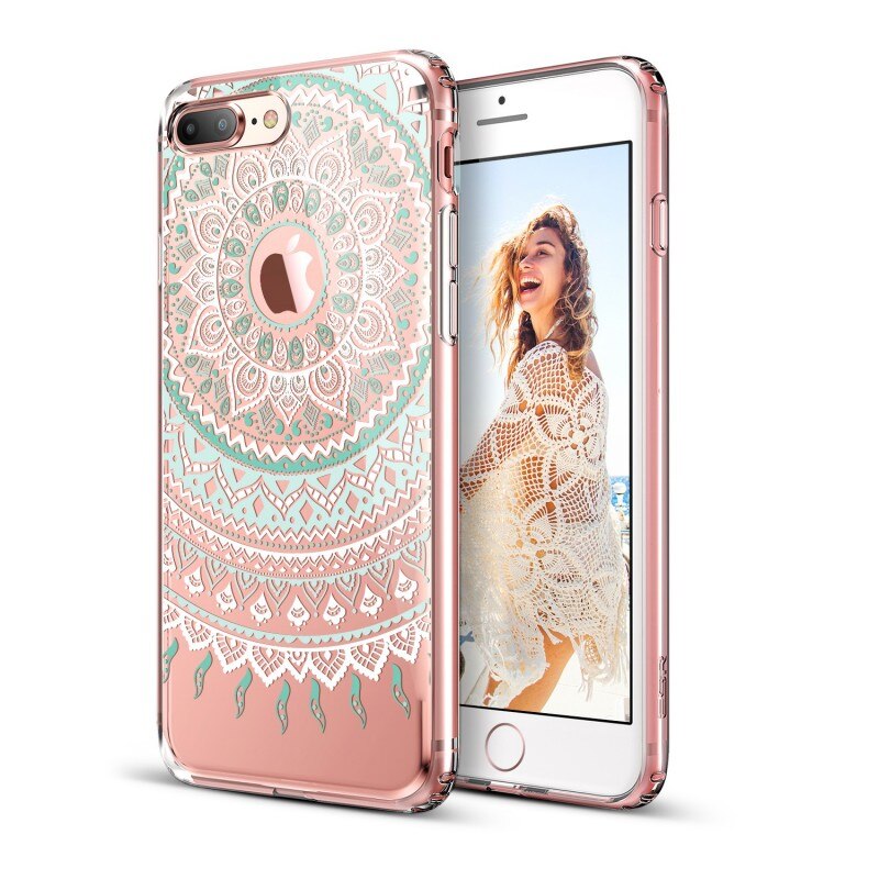 Carcasa ESR Totem iPhone 8 Plus / 7 Plus, Mint Mandala