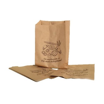 Pungi din hartie natur, produse de patiserie, 14*6*21 cm 1000 buc Pungi din hartie natur, produse de patiserie, 14*6*21 cm 1000 buc