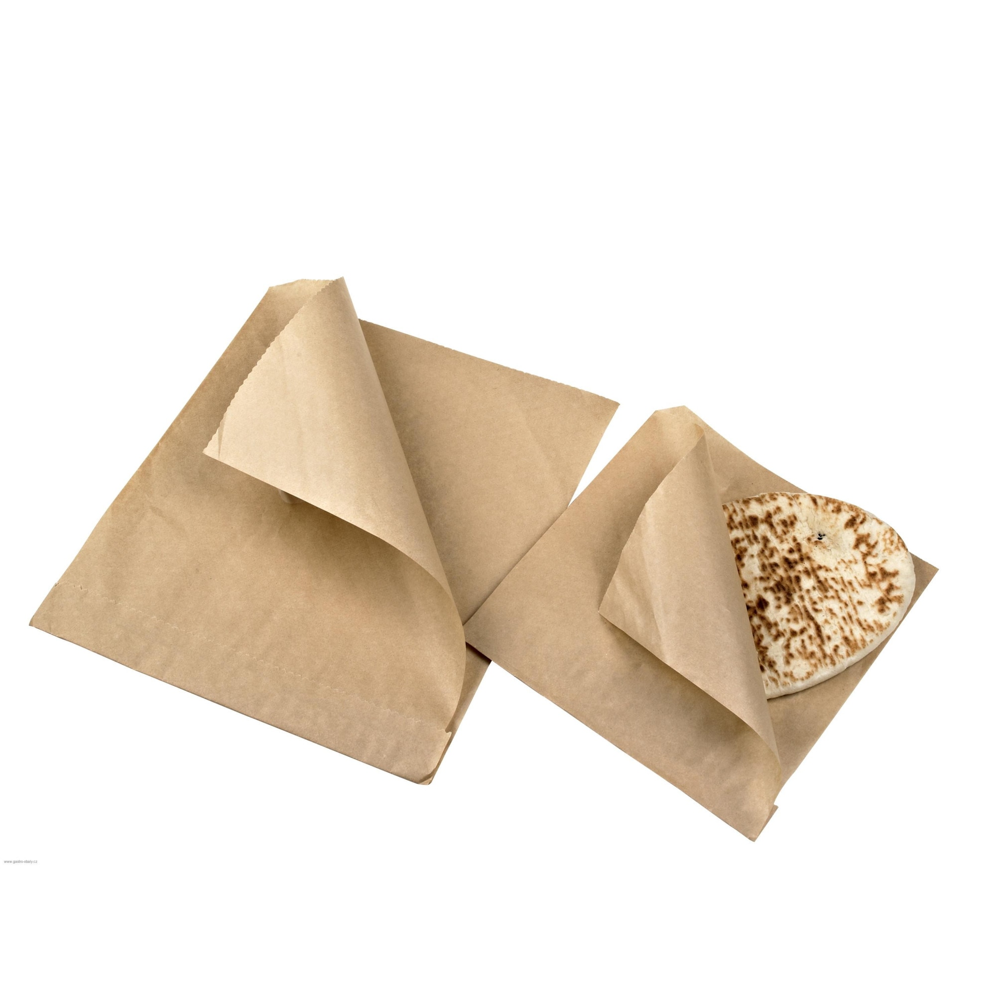 Pungi coltar din hartie natur, produse de patiserie, 16*17cm, 5 kg