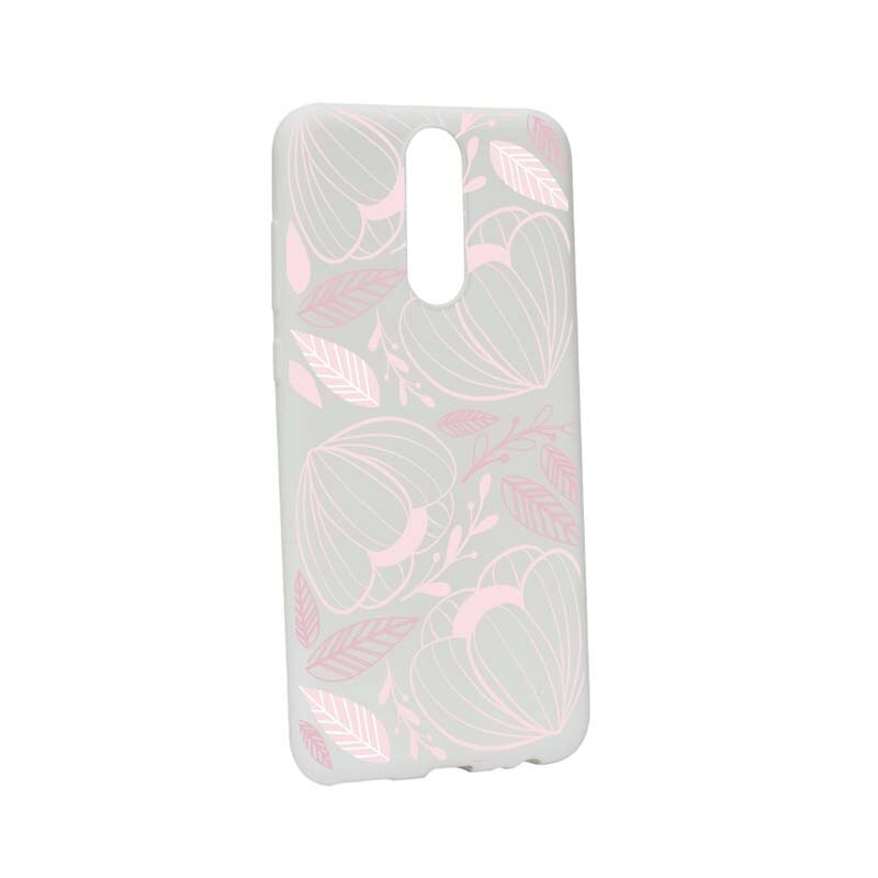 Husa Xiaomi Redmi Note 4/4X, Silicon, Pink Flower W113