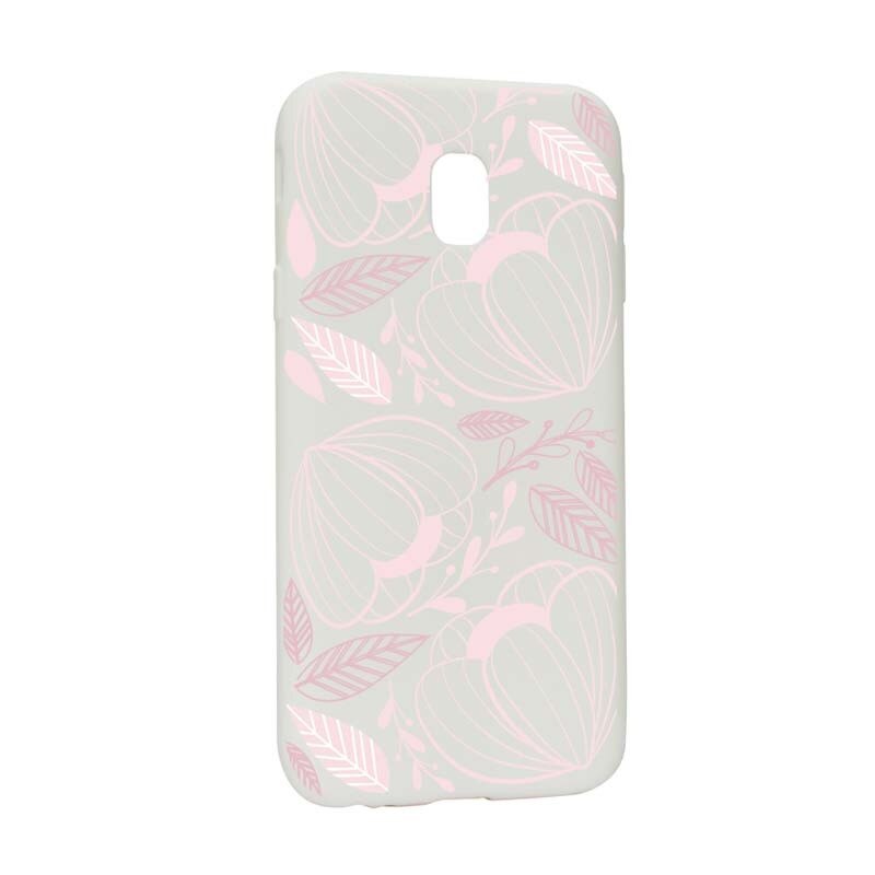 Husa Samsung Galaxy J3 2018, Silicon, Pink Flower W113