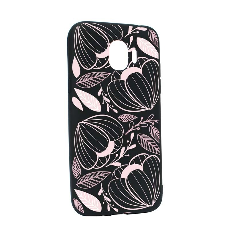 Husa Samsung Galaxy J4 2018, Silicon, Pink Flower B113