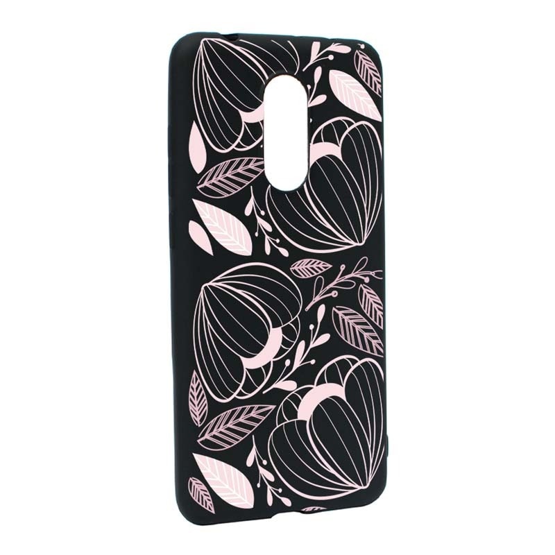 Husa Xiaomi Redmi 5, Silicon, Pink Flower B113