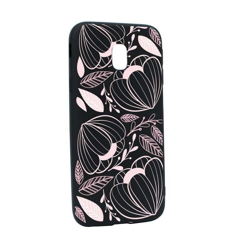 Husa Samsung Galaxy J7 2017, Silicon, Pink Flower B113
