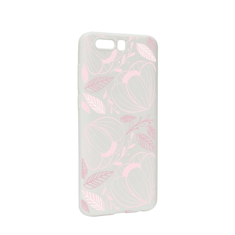Husa Huawei Honor 9, Silicon, Pink Flower W113
