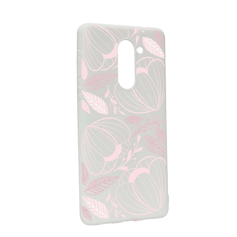 Husa Huawei Mate 9 Lite / Honor 6X, Silicon, Pink Flower W113