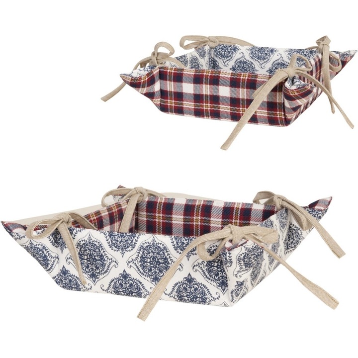 Cos paine bumbac Blue 35 x 35 cm