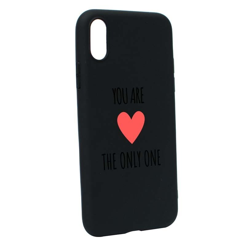 Husa Apple iPhone XS / X, Silicon, You Are The Only One B114