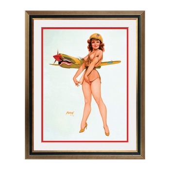Fototapet Simulare Tablou, Vintage Pin-Up - ST-VP-070, 45 x 55 cm Fototapet Simulare Tablou, Vintage Pin-Up - ST-VP-070, 45 x 55 cm