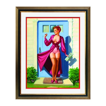 Fototapet Simulare Tablou, Vintage Pin-Up - ST-VP-020, 45 x 55 cm Fototapet Simulare Tablou, Vintage Pin-Up - ST-VP-020, 45 x 55 cm