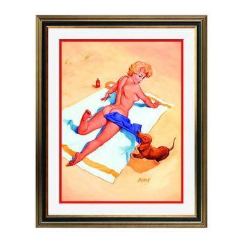 Fototapet Simulare Tablou, Vintage Pin-Up - ST-VP-061, 45 x 55 cm Fototapet Simulare Tablou, Vintage Pin-Up - ST-VP-061, 45 x 55 cm