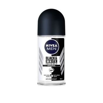 Deodorant antiperspirant antibacterial roll-on 48h Nivea Men Invisible Black&White original 50ml Deodorant antiperspirant antibacterial roll-on 48h Nivea Men Invisible Black&White original 50ml