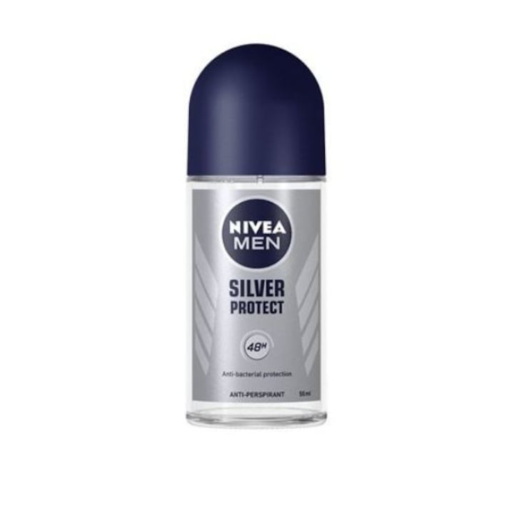 Рол-он дезодорант против изпотяване 48ч Nivea Men Silver Protect 50мл