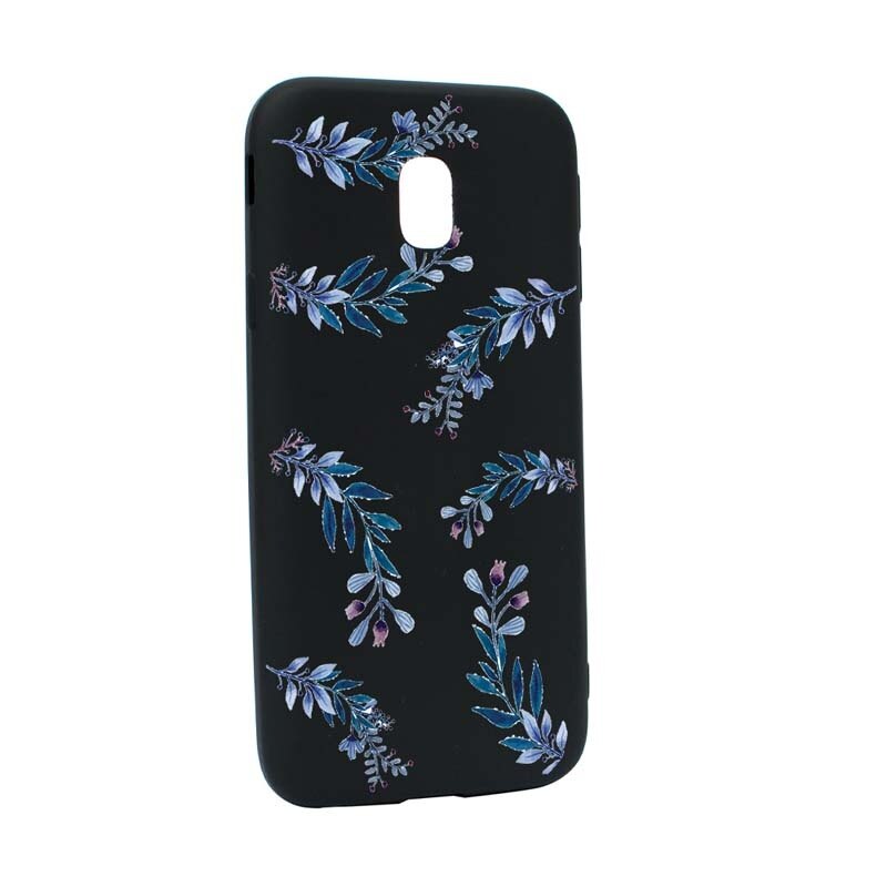 Husa Samsung Galaxy J7 2017, Silicon, Blue Flower B116