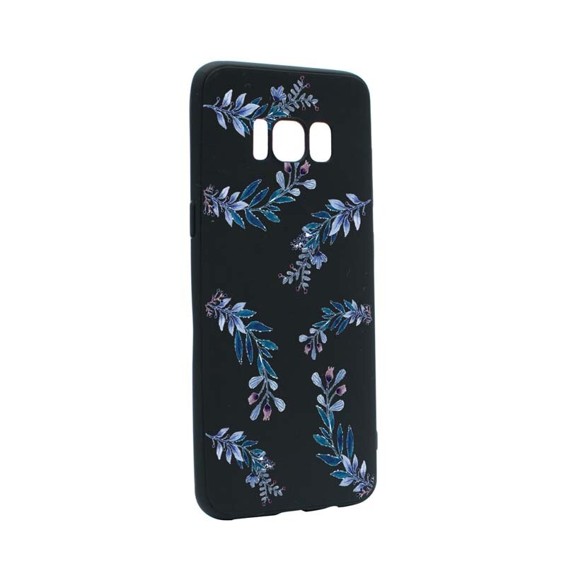 Husa Samsung Galaxy S8 Plus, Silicon, Blue Flower B116