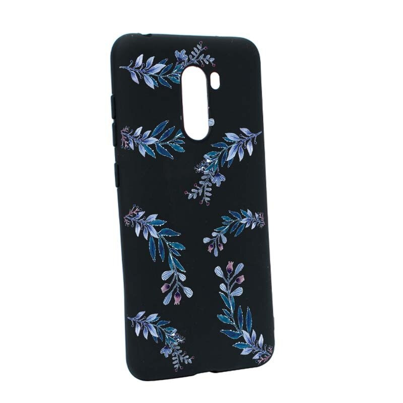 Husa Xiaomi PocoPhone F1, Silicon, Blue Flower B116