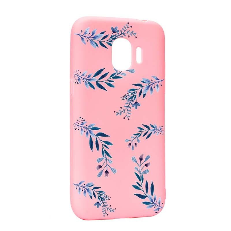 Husa Samsung Galaxy J4 2018, Silicon, Blue Flower P116