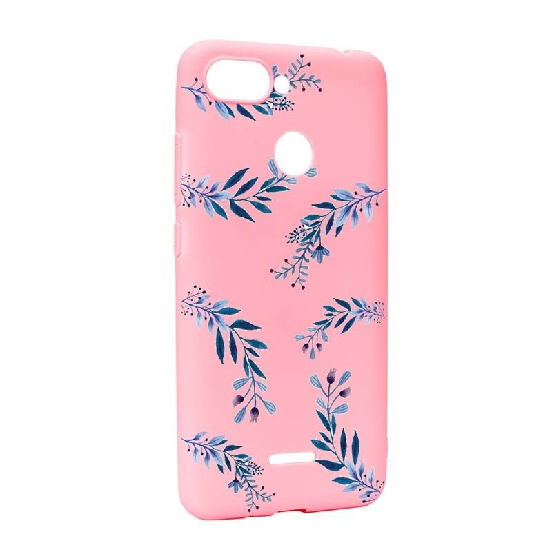 Husa Xiaomi Redmi 6, Silicon, Blue Flower P116