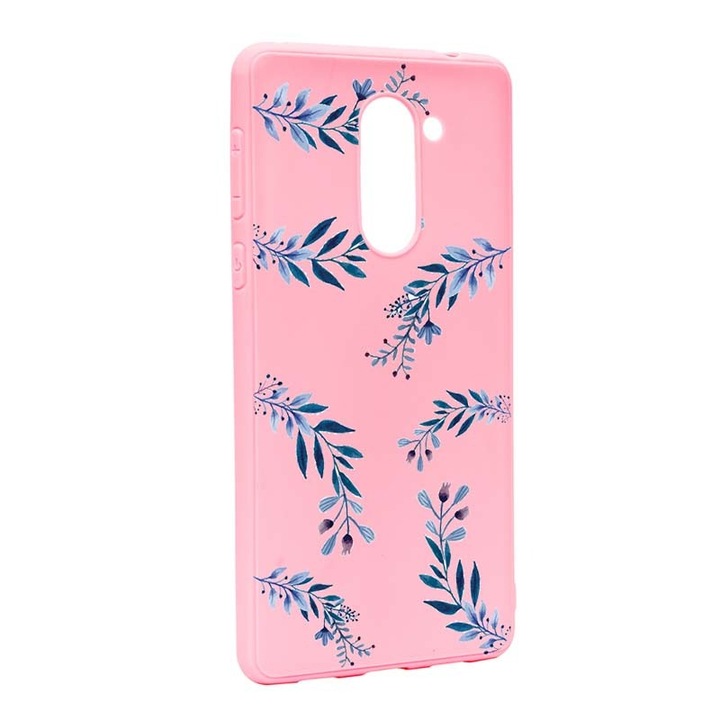 Husa Huawei Mate 9 Lite / Honor 6X, Silicon, Blue Flower P116