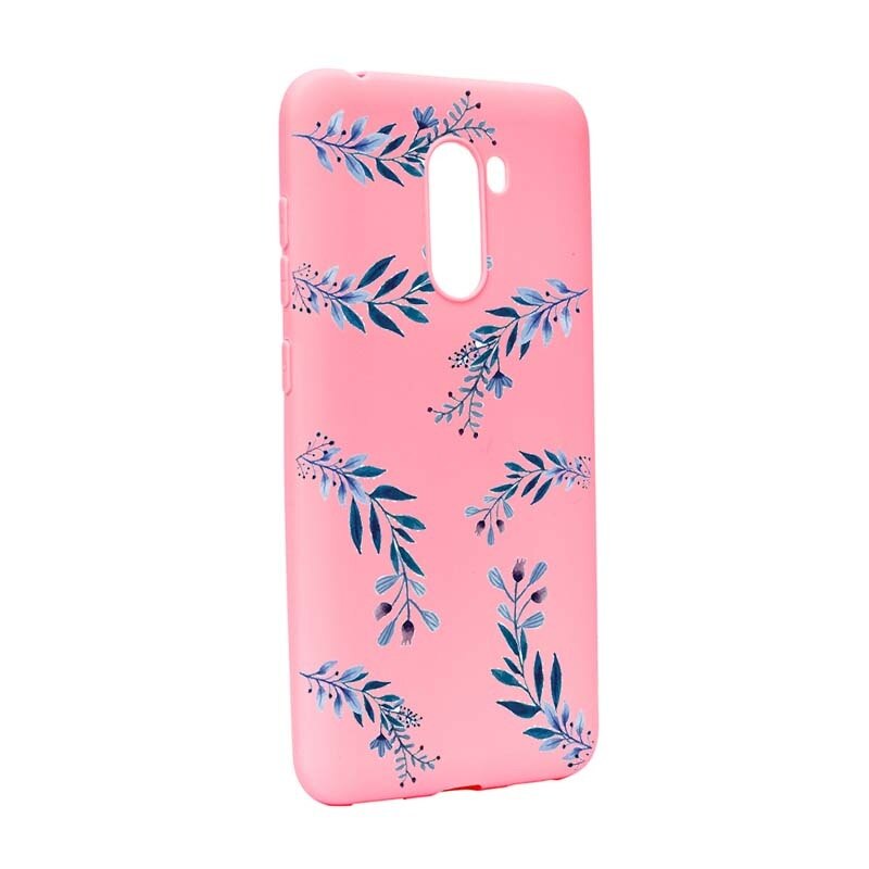 Husa Xiaomi PocoPhone F1, Silicon, Blue Flower P116