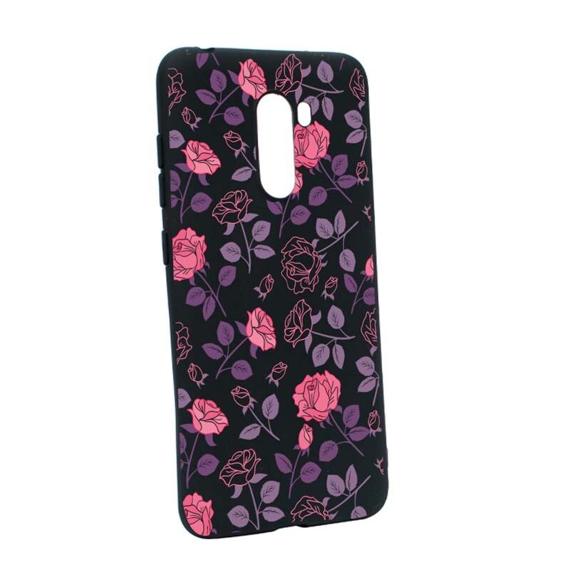 Husa Xiaomi PocoPhone F1, Silicon, Roses B168
