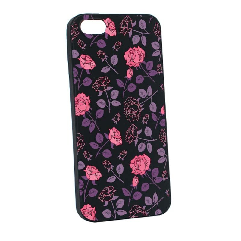 Husa Apple iPhone SE / 5S / 5, Silicon, Roses B168