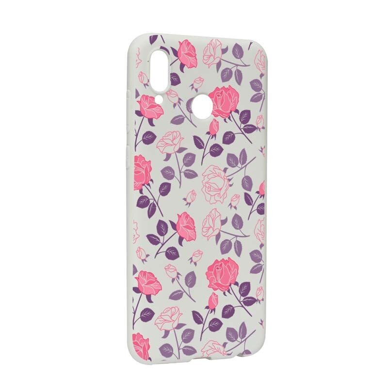 Husa Huawei Honor Play, Silicon, Roses W168