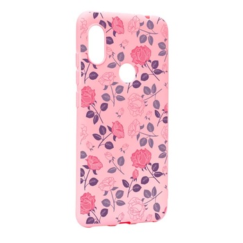 Husa Xiaomi Mi Max 3, Silicon, Roses P168 Husa Xiaomi Mi Max 3, Silicon, Roses P168