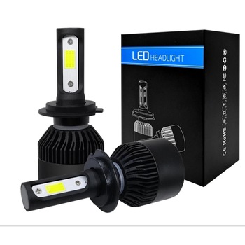 Set 2 leduri H4 ,S2 led headlight 2 faze , leduri pe 3 parti 8000lm Set 2 leduri H4 ,S2 led headlight 2 faze , leduri pe 3 parti 8000lm