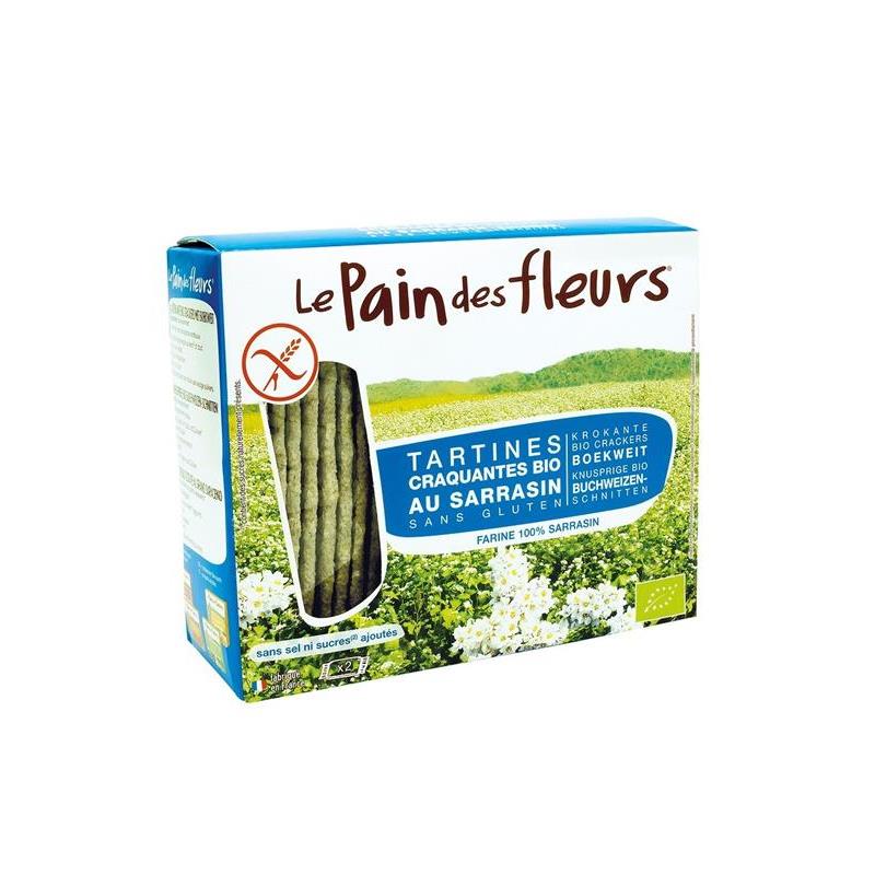 Tartine Crocante Bio Fara Gluten cu Hrisca fara Sare si Zahar Le Pain Des Fleurs 150gr