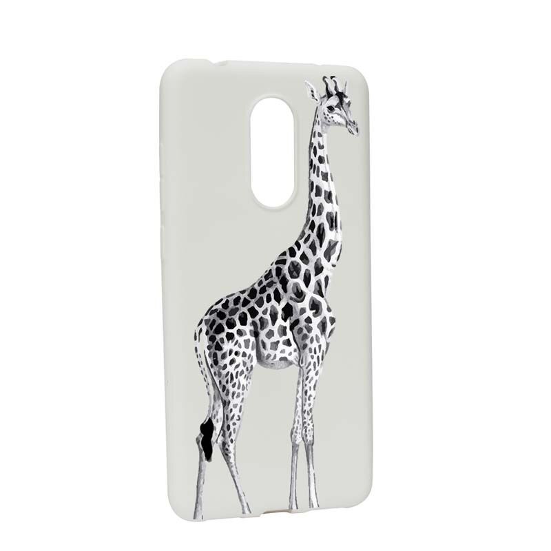 Husa Xiaomi Redmi 5, Silicon, Giraffe W175