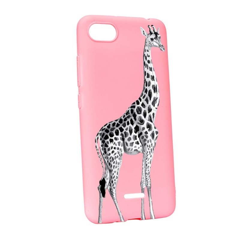Husa Xiaomi Redmi 6A, Silicon, Giraffe P175