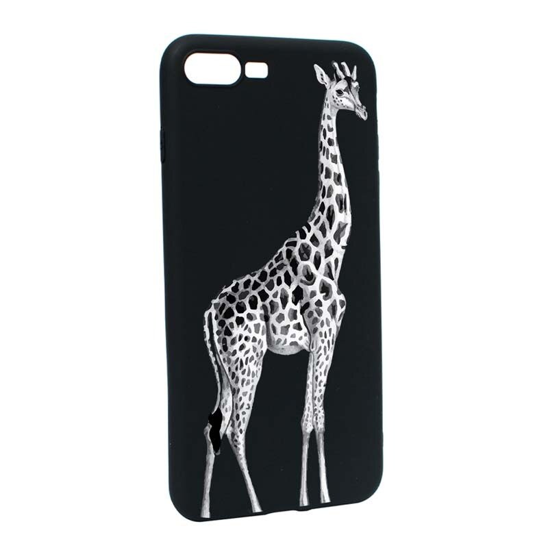 Husa Apple iPhone 7 Plus / 8 Plus, Silicon, Giraffe B175